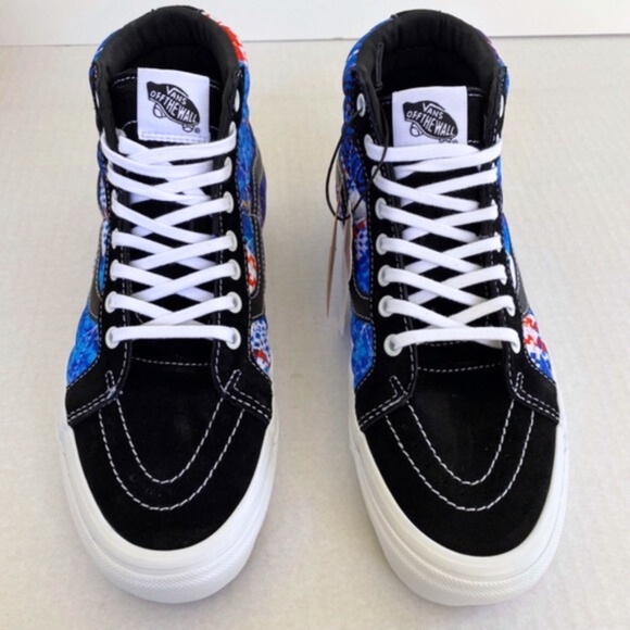 NEW Vans SpongeBob Sandy Liang Sk8-Hi 38 DX Shoes Patchwork 8.5 Women / 7 Men - Picture 5 of 16